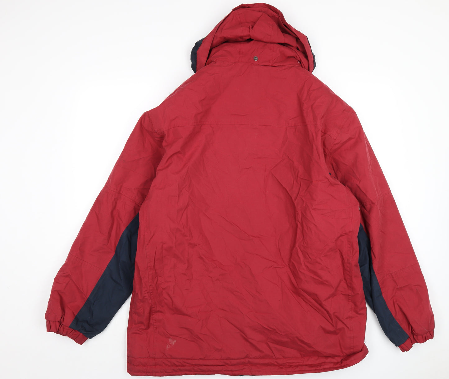 Hawkshead Mens Red Rain Coat Coat Size L Zip