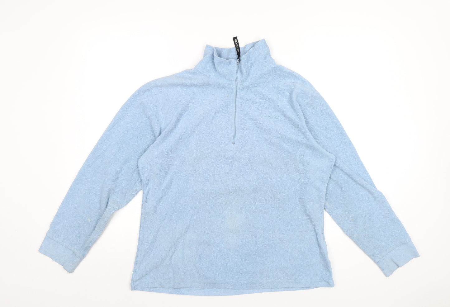 Trespass Womens Blue Polyester Pullover Sweatshirt Size L Zip