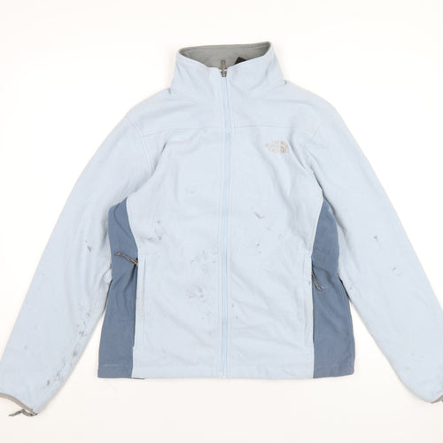 The North Face Womens Blue Jacket Size L Zip