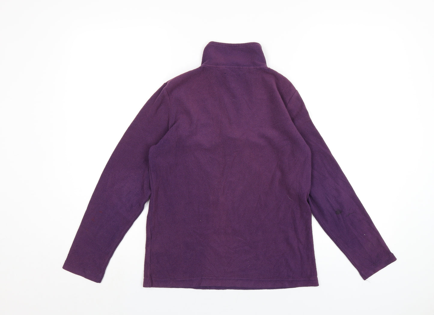 Freedom Trail Womens Purple Polyester Pullover Sweatshirt Size 6 Zip