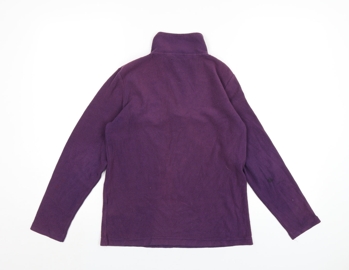 Freedom Trail Womens Purple Polyester Pullover Sweatshirt Size 6 Zip