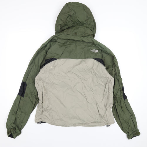 The North Face Mens Green Rain Coat Coat Size S Zip