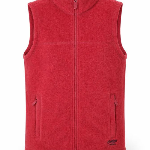 Cotton Traders Womens Pink Gilet Waistcoat Size 10 Zip