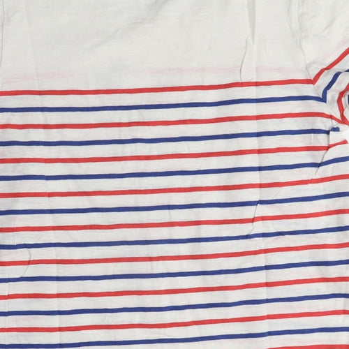 Joules Women's Multicoloured Striped T-Shirt - M, Nautical