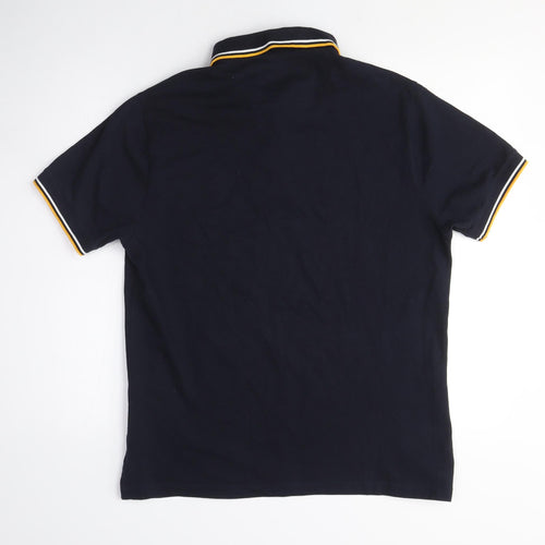 Zadig & Voltaire Men's Black Polo Shirt - Size L