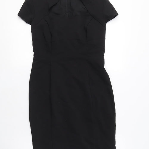 Oasis Women's Black Sheath Dress Size 12