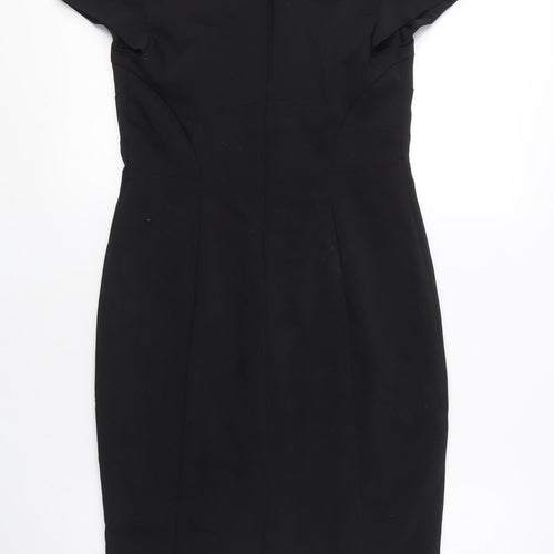 Oasis Women's Black Sheath Dress Size 12