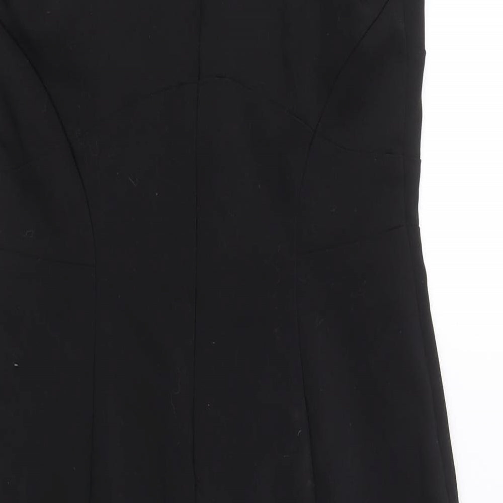 Oasis Women's Black Sheath Dress Size 12