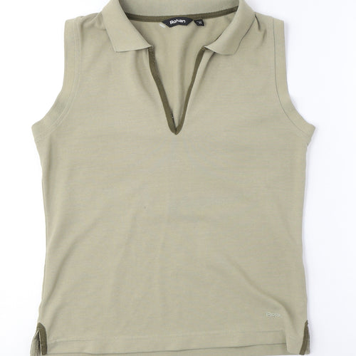Rohan Women's Beige Sleeveless Polo - XS