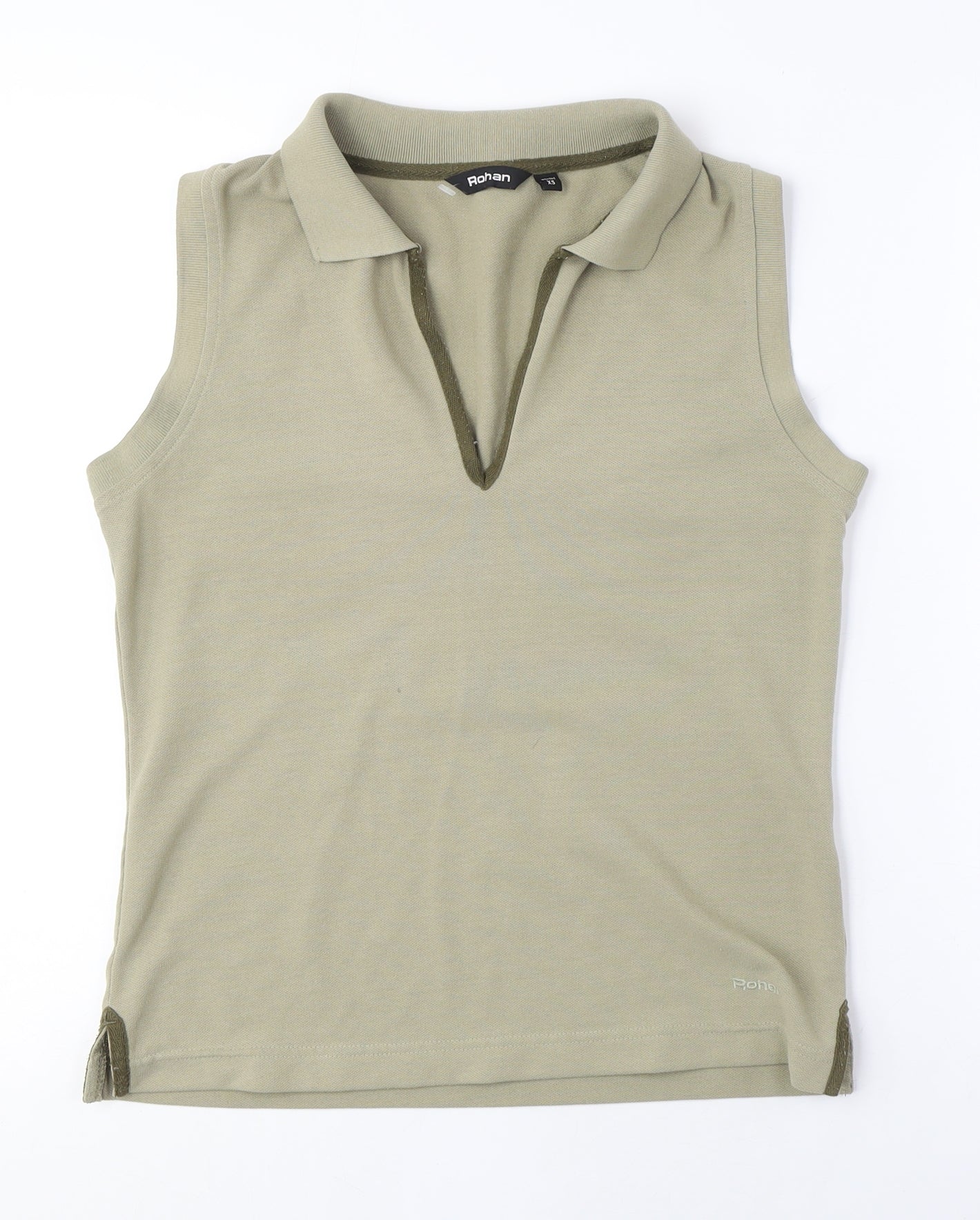 Rohan Women's Beige Sleeveless Polo - XS