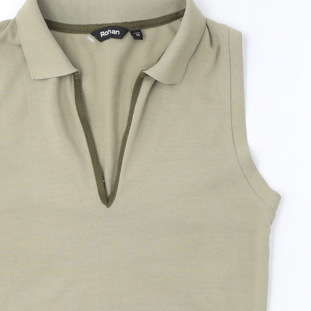 Rohan Women's Beige Sleeveless Polo - XS