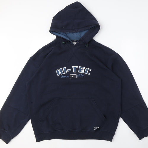 HI-TEC Men's Blue Pullover Hoodie - Size M