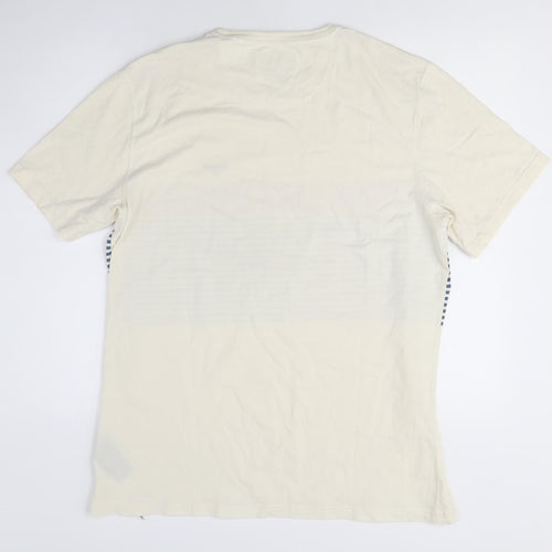 Barbour Men's Ivory Multicoloured L Classic T-Shirt