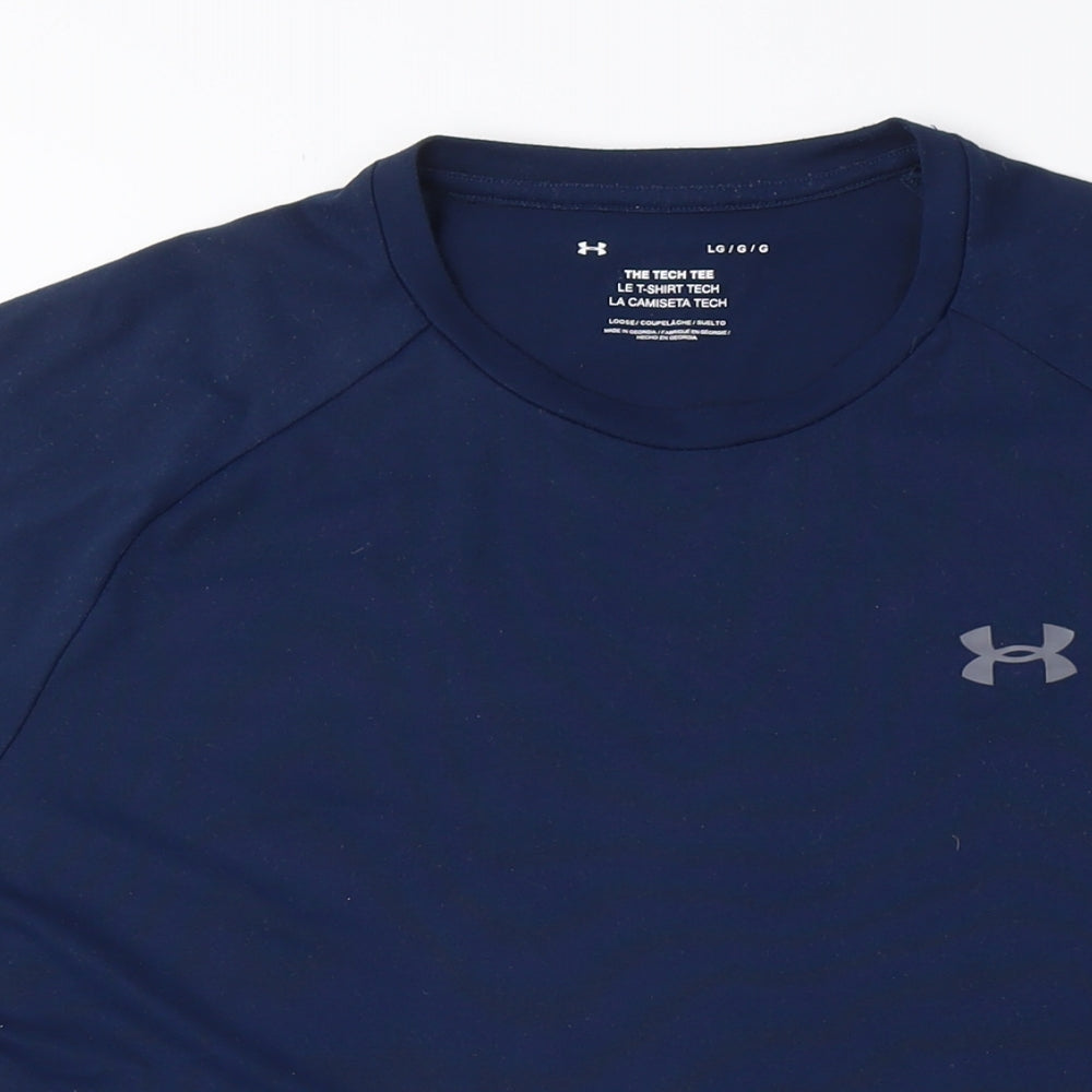 Under Armour Men's Blue L Crew Neck T-Shirt