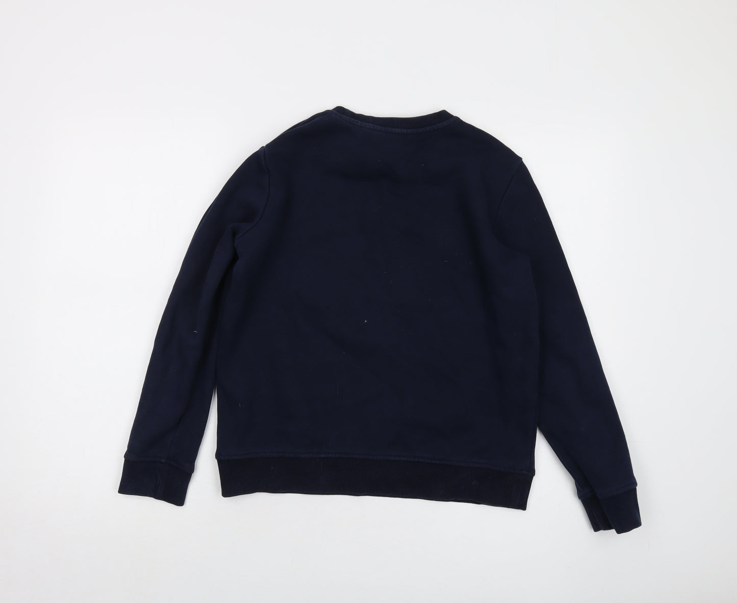 Tommy Hilfiger Womens Blue Cotton Pullover Sweatshirt Size S Pullover - Logo