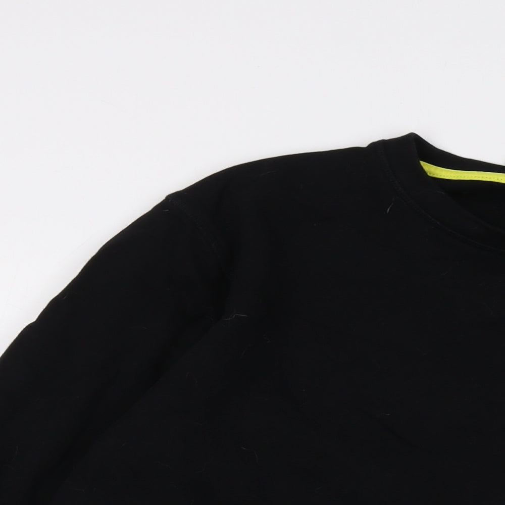 Barbour Mens Black Cotton Pullover Sweatshirt Size L
