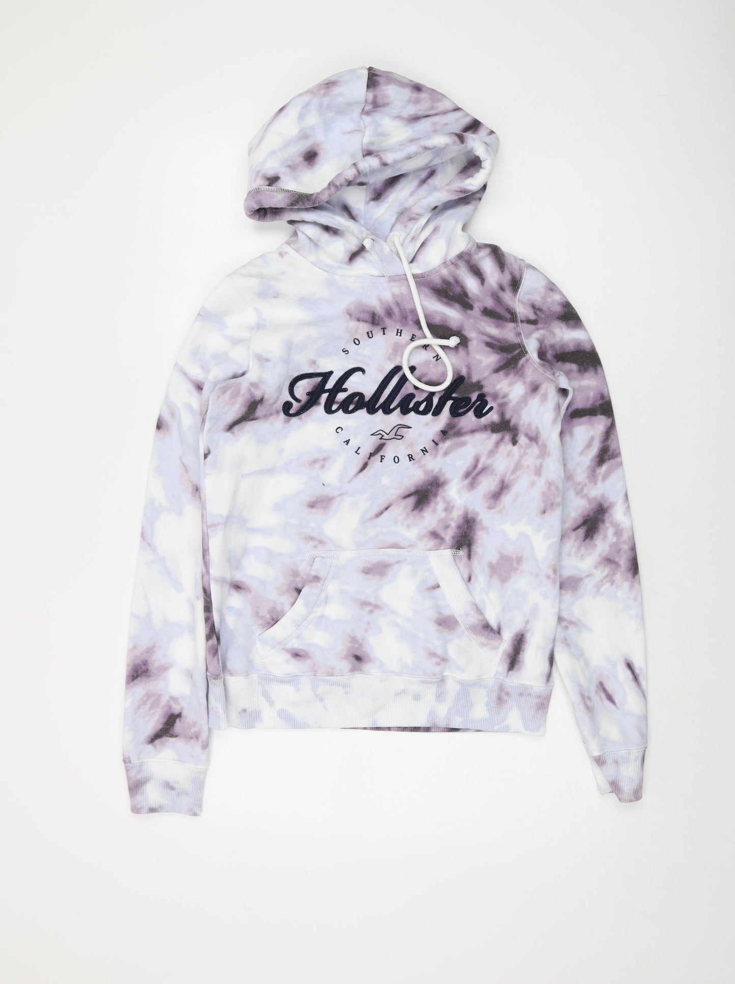 Hollister Womens Multicoloured Cotton Pullover Hoodie Size XS Pullover - Logo