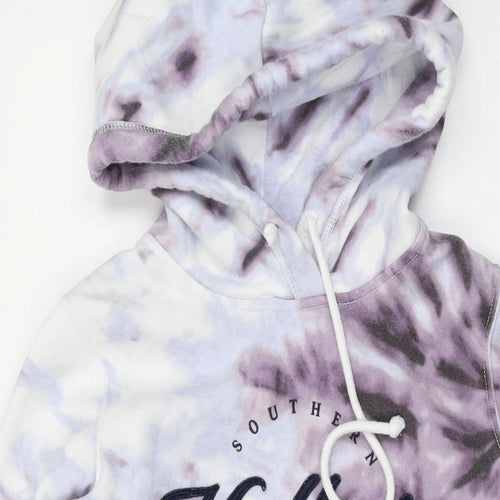 Hollister Womens Multicoloured Cotton Pullover Hoodie Size XS Pullover - Logo