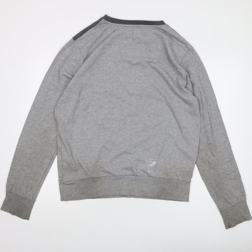 JACK & JONES Mens Grey Cotton Pullover Sweatshirt Size XL