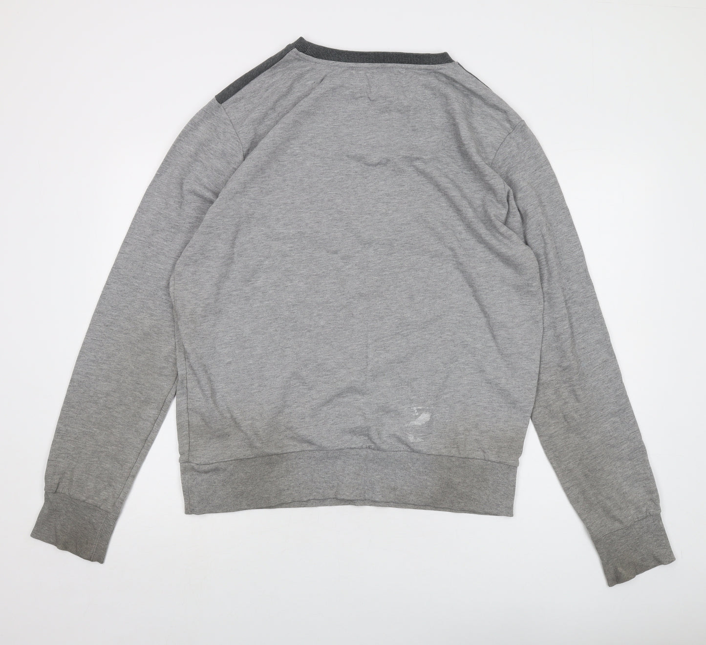 JACK & JONES Mens Grey Cotton Pullover Sweatshirt Size XL