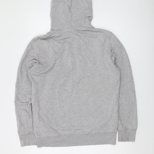 Carhartt Mens Grey Cotton Pullover Hoodie Size M