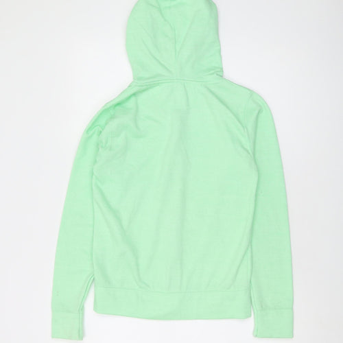 Salt Creek Womens Green Cotton Full Zip Hoodie Size L Zip