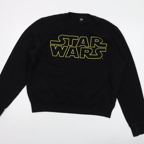 Star Wars Mens Black Cotton Pullover Sweatshirt Size 2XL - Star Wars