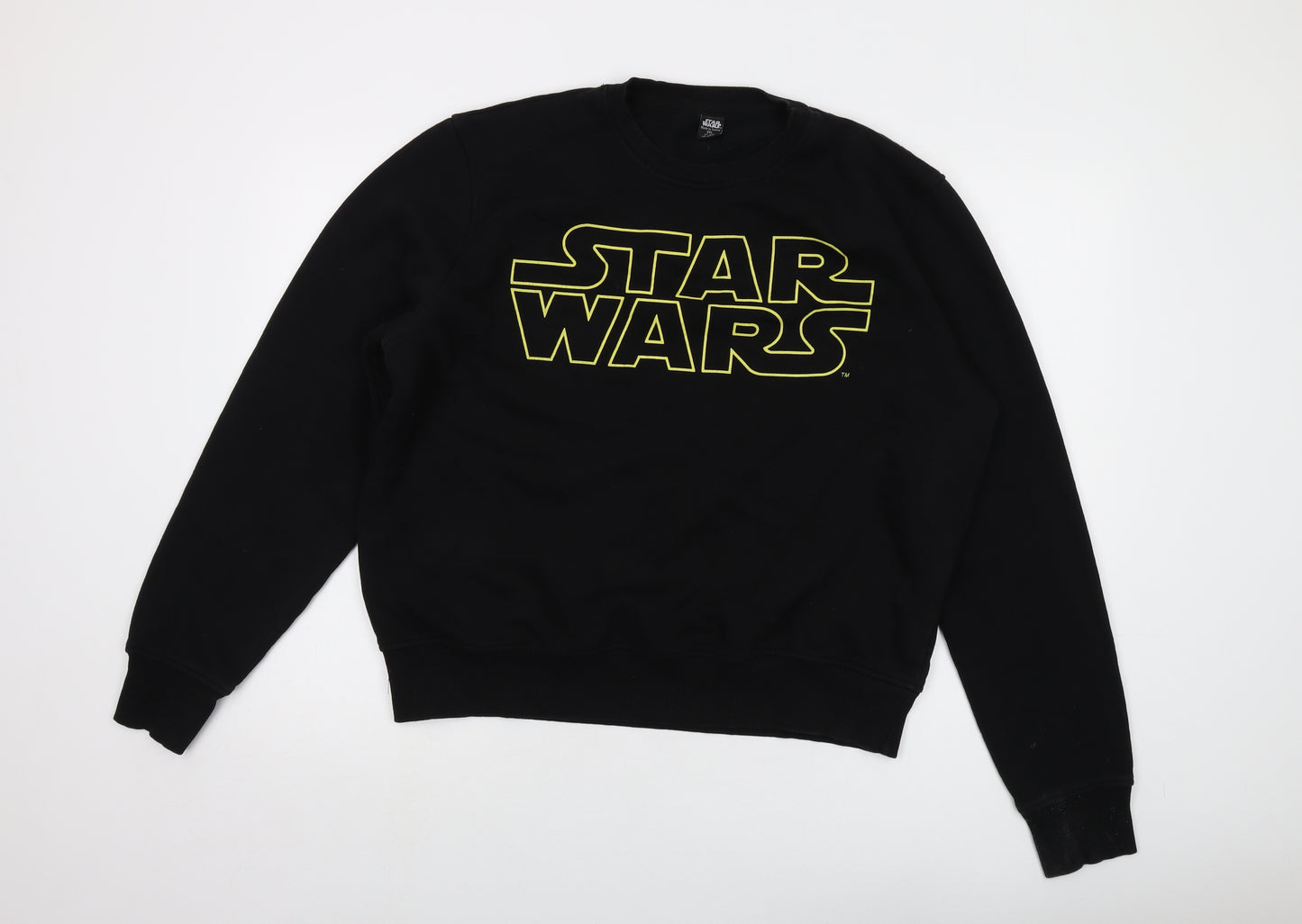 Star Wars Mens Black Cotton Pullover Sweatshirt Size 2XL - Star Wars