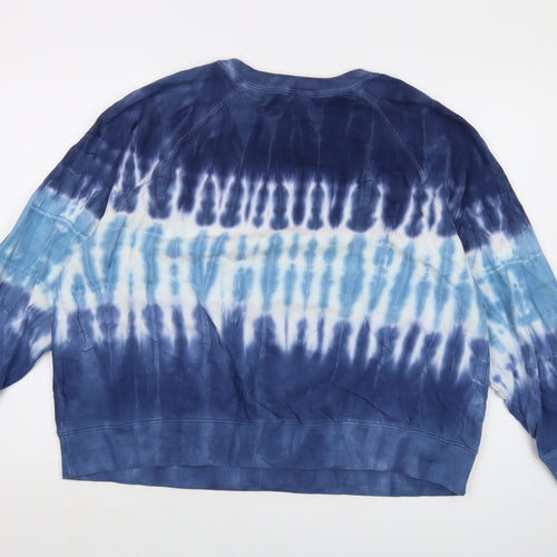 Old Navy Womens Blue Cotton Pullover Sweatshirt Size XL Pullover