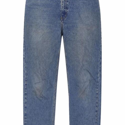 Matinee Mens Blue Cotton Straight Jeans Size 36 in L29 in Regular Button
