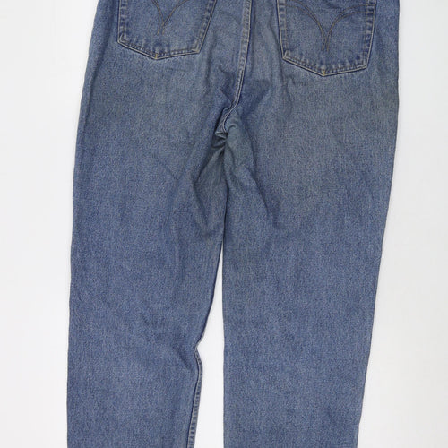Matinee Mens Blue Cotton Straight Jeans Size 36 in L29 in Regular Button