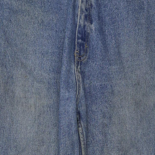 Matinee Mens Blue Cotton Straight Jeans Size 36 in L29 in Regular Button
