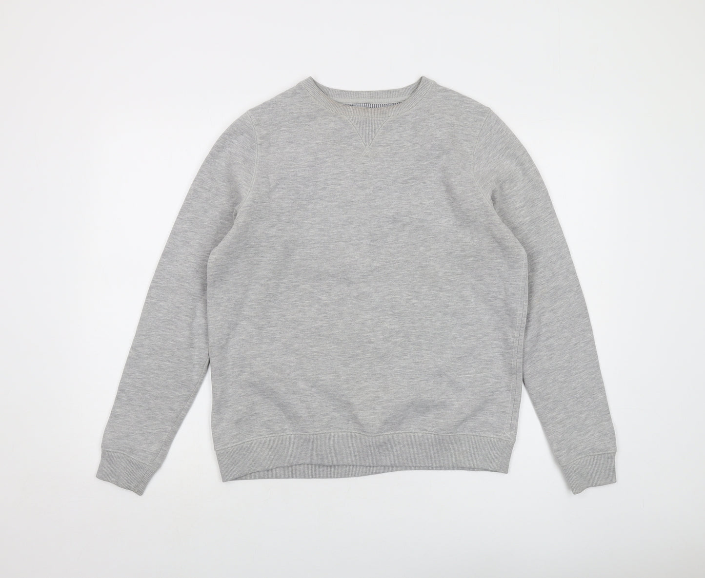 Fat Face Womens Grey Cotton Pullover Sweatshirt Size 12 Pullover