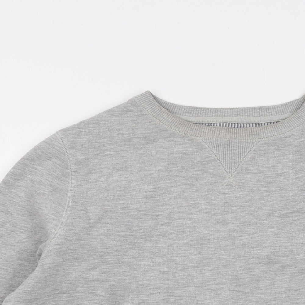 Fat Face Womens Grey Cotton Pullover Sweatshirt Size 12 Pullover