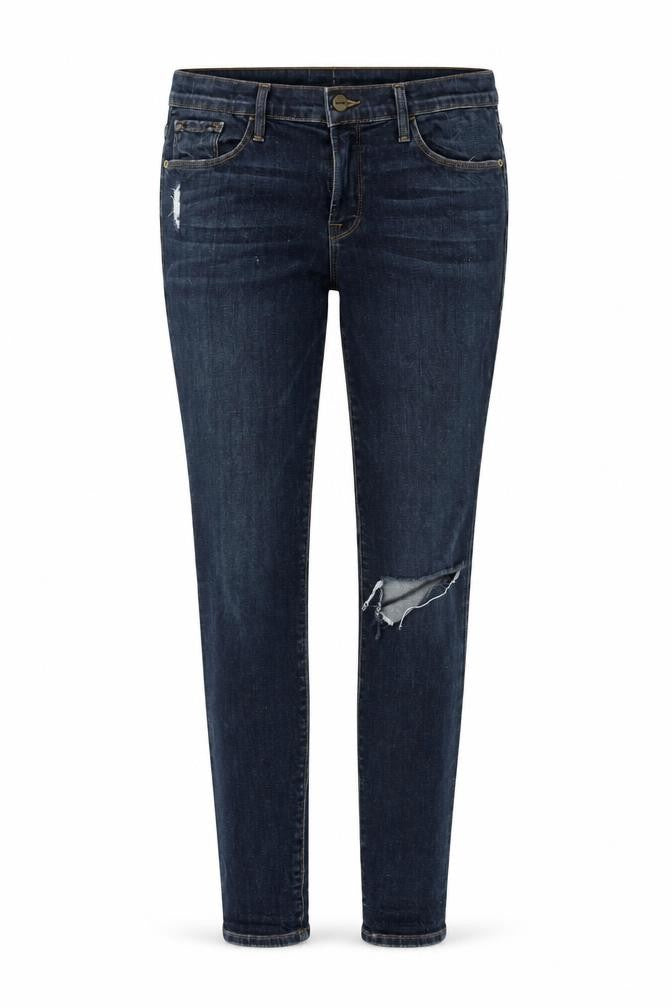 FRAME Womens Blue Cotton Skinny Jeans Size 30 in L30 in Regular Button