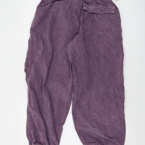 BDG Womens Purple Cotton Trousers Size M L26 in Regular Button