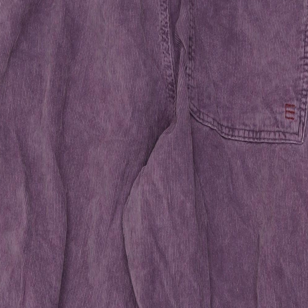 BDG Womens Purple Cotton Trousers Size M L26 in Regular Button