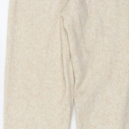 Disney Womens Beige Polyester Trousers Size M L27 in Regular Drawstring - The Winnie Pooh