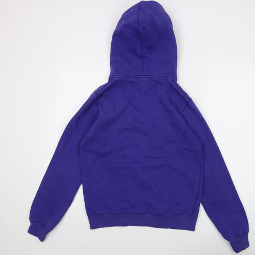 Jack Wills Womens Purple Cotton Pullover Hoodie Size 12 Pullover - Logo