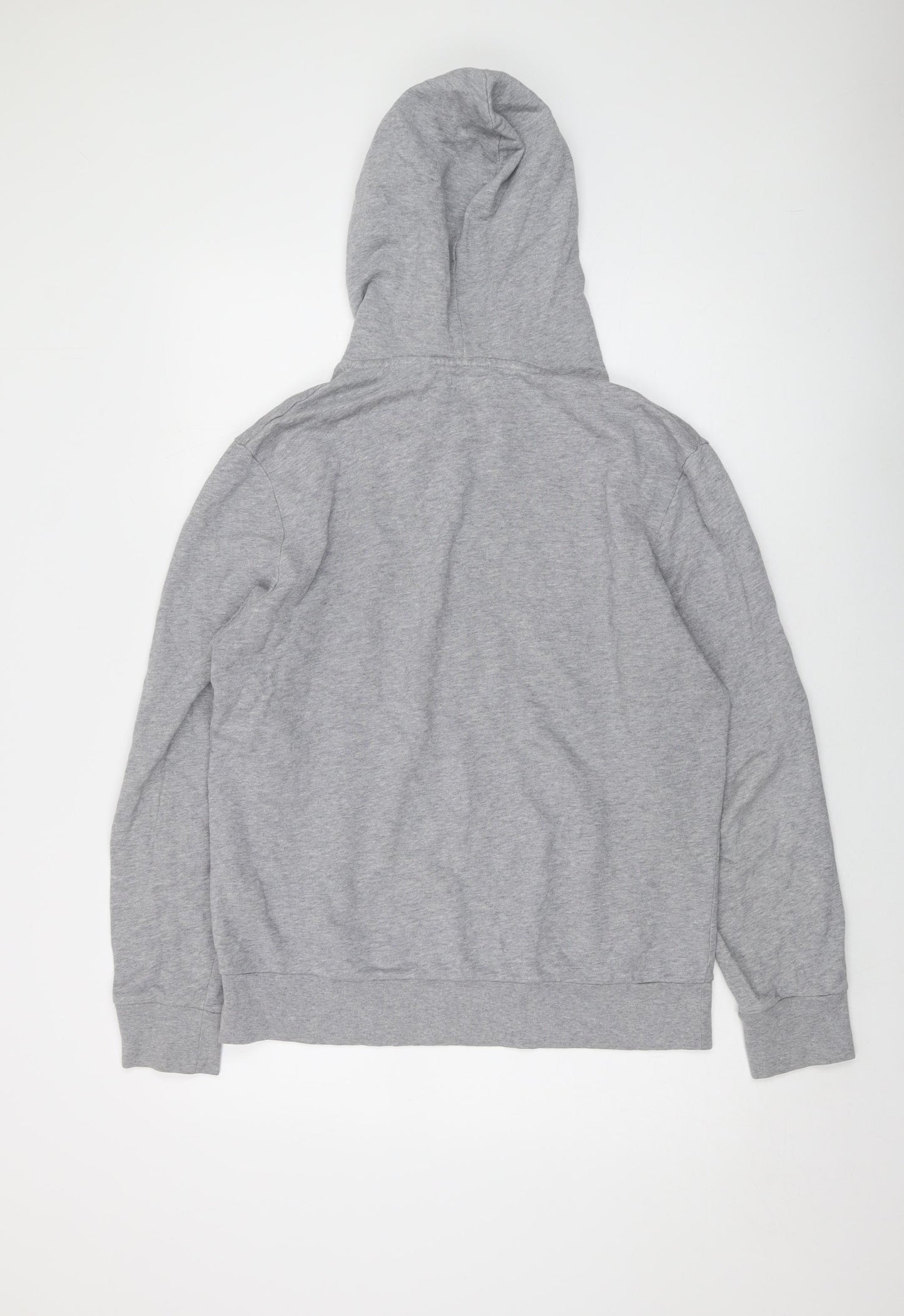 Levi's Mens Grey Cotton Pullover Hoodie Size M - Logo