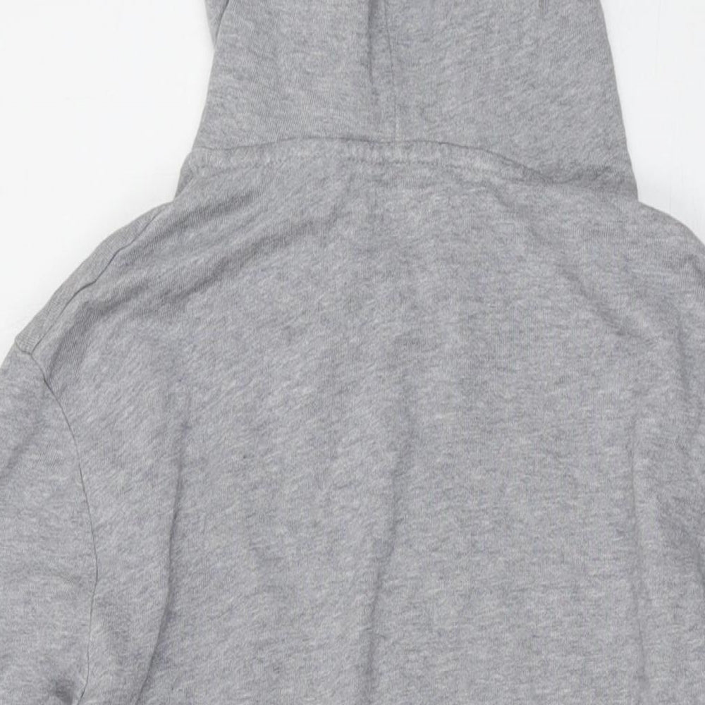 Levi's Mens Grey Cotton Pullover Hoodie Size M - Logo