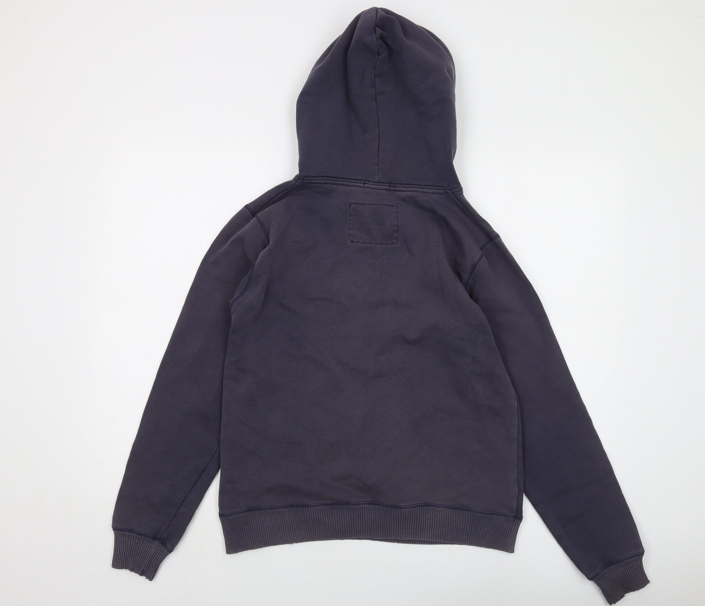 Jack Wills Boys Blue Cotton Pullover Hoodie Size 12 Years Pullover - Logo