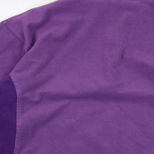 Regatta Womens Purple Polyester Pullover Sweatshirt Size 18 Zip