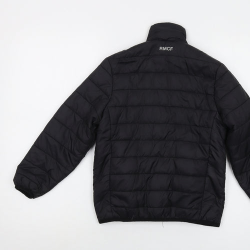 Real Madrid Boys Black Jacket Size 6 Years Zip