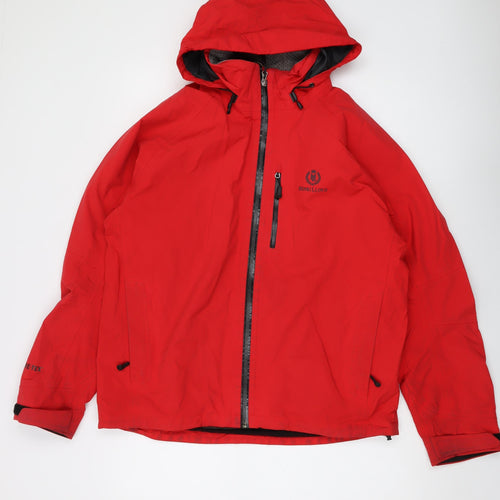 Henri Lloyd Mens Red Jacket Size L Zip