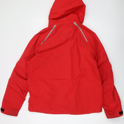 Henri Lloyd Mens Red Jacket Size L Zip