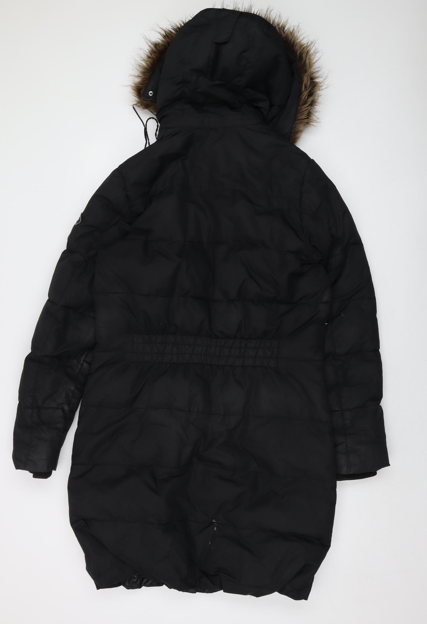 Regatta Womens Black Parka Jacket Size 12 Zip