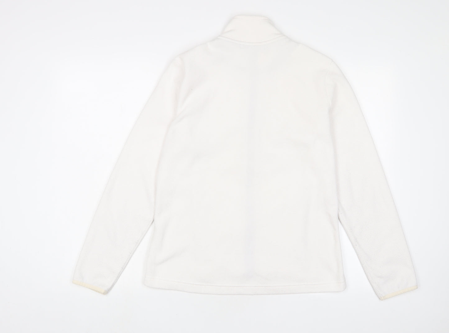 Marks and Spencer Womens White Jacket Size 12 Zip