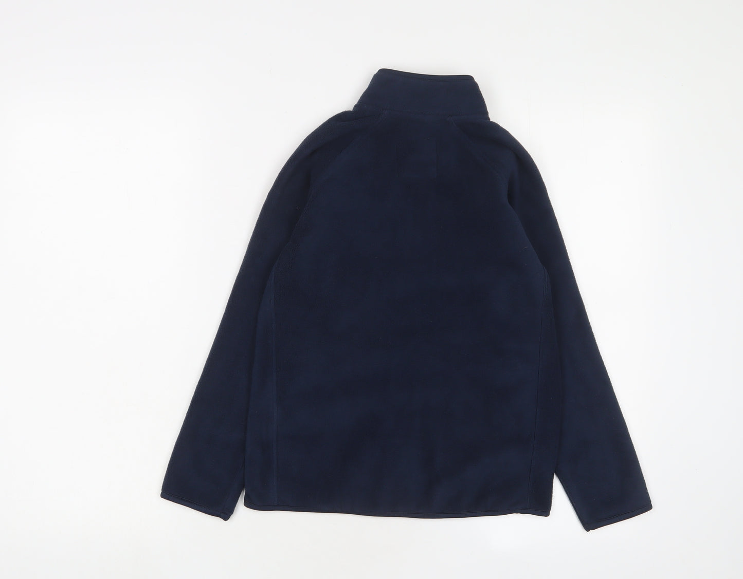 GOODMOVE Girls Blue Jacket Size 8-9 Years Zip