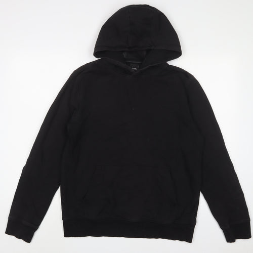 Burton Mens Black Cotton Pullover Hoodie Size M